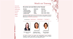 Desktop Screenshot of musik-zur-trauung.com