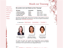 Tablet Screenshot of musik-zur-trauung.com